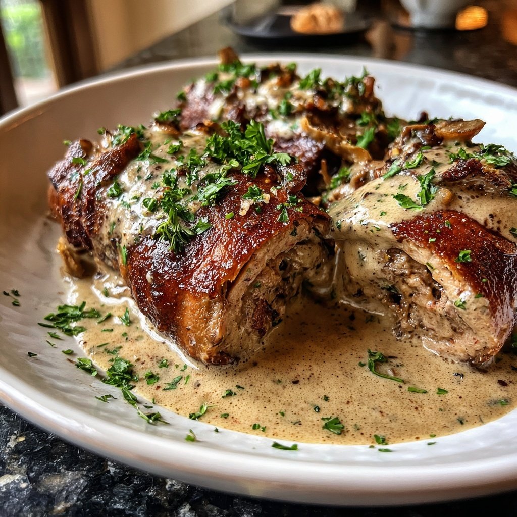 Hausmannskost Rinderrouladen mit Rahmsoße