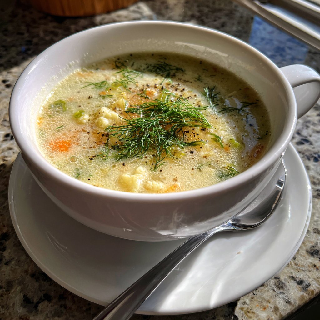 Blumenkohlsuppe mit Fenchel