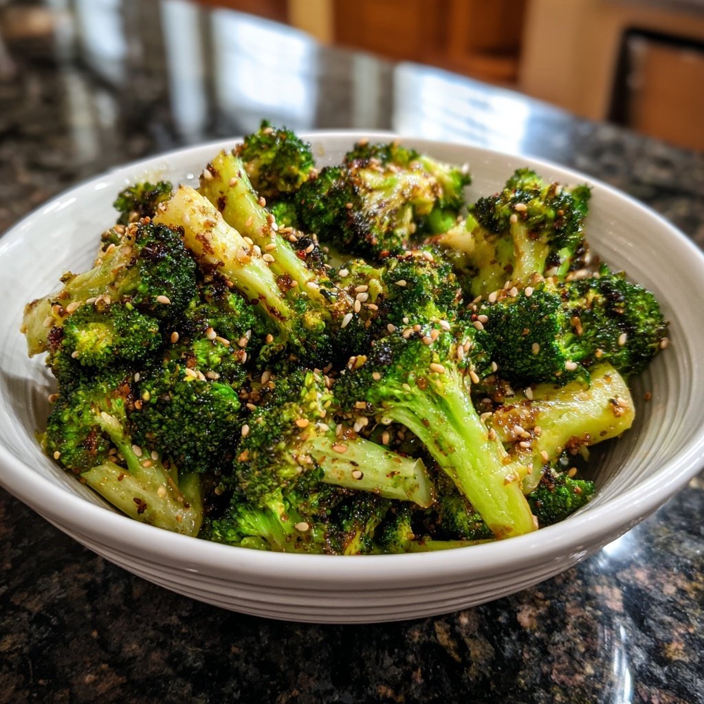Brokkoli Pfanne Mit Sesam