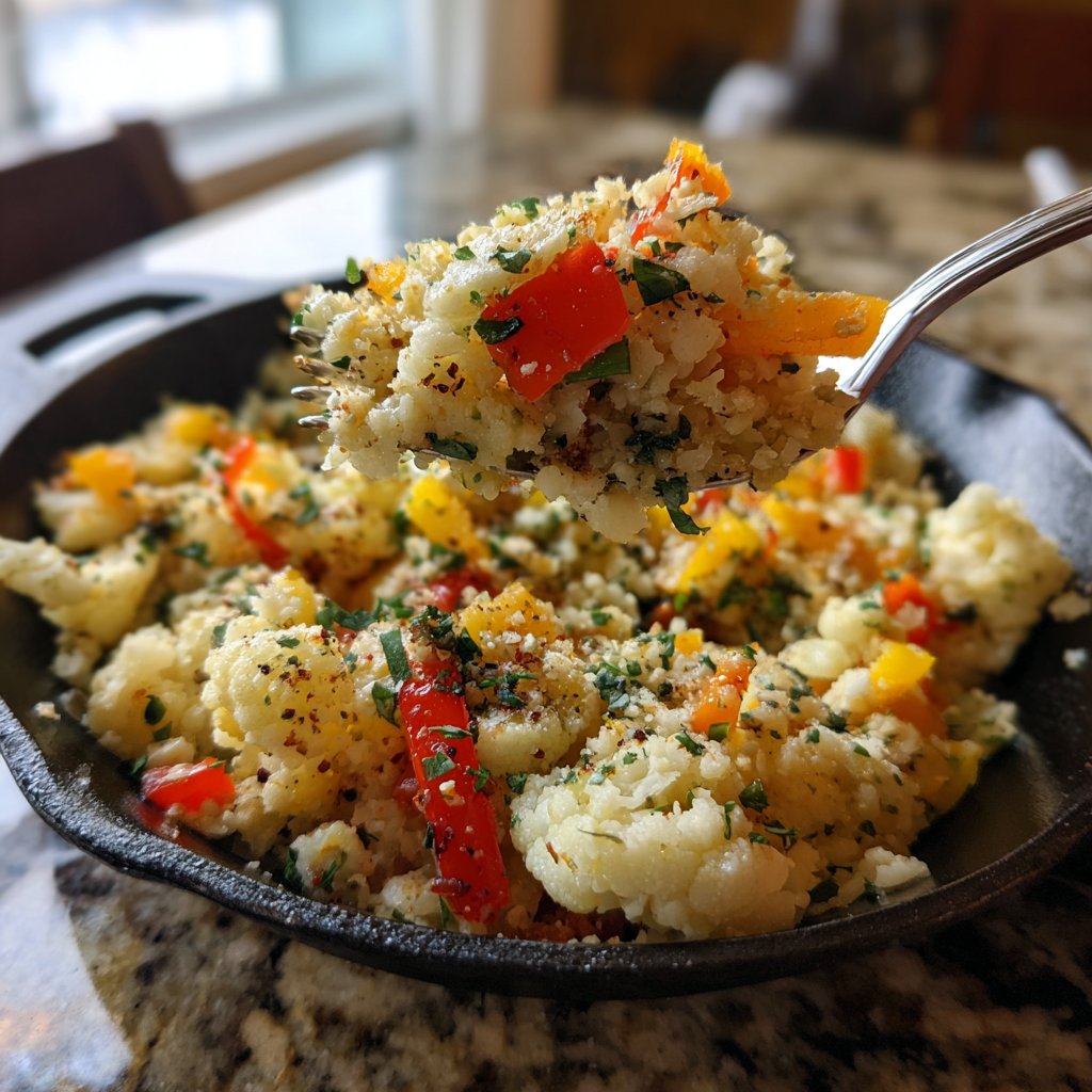 Blumenkohl Reis Pfanne