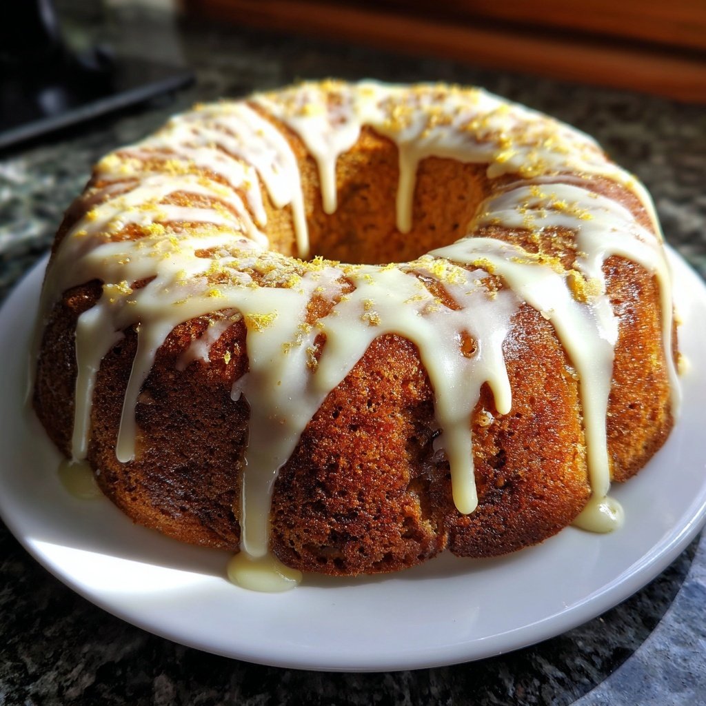 Karottenkuchen Mit Zimt Glasur