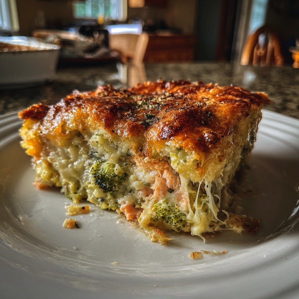 Brokkoli Lachs Auflauf