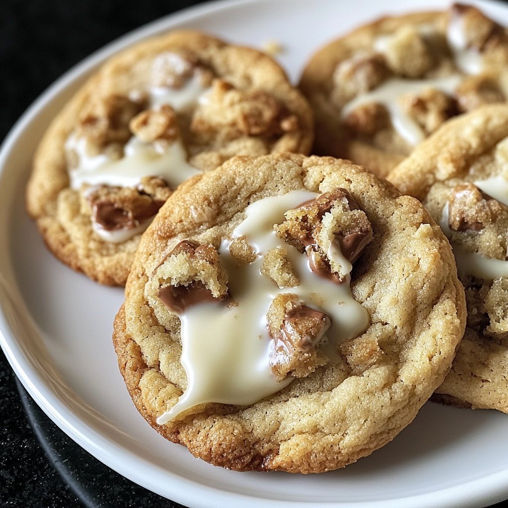 Cookies mit weißer Schokolade
