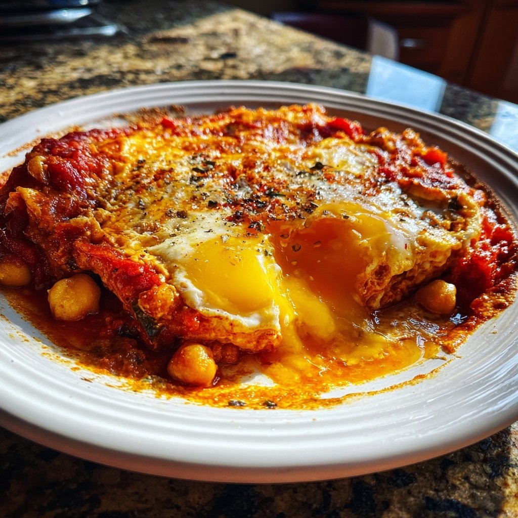 Shakshuka mit Kichererbsen