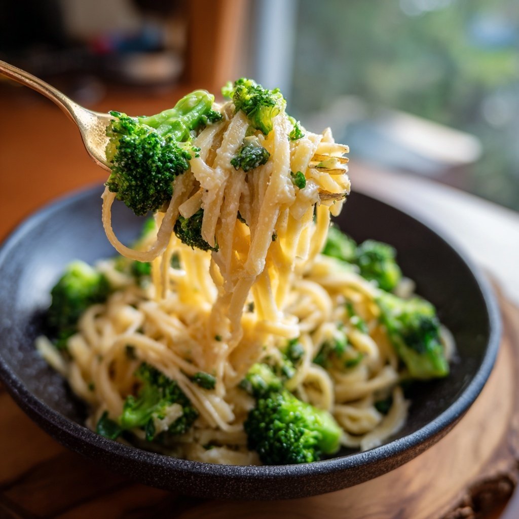 Reisnudeln mit Brokkoli