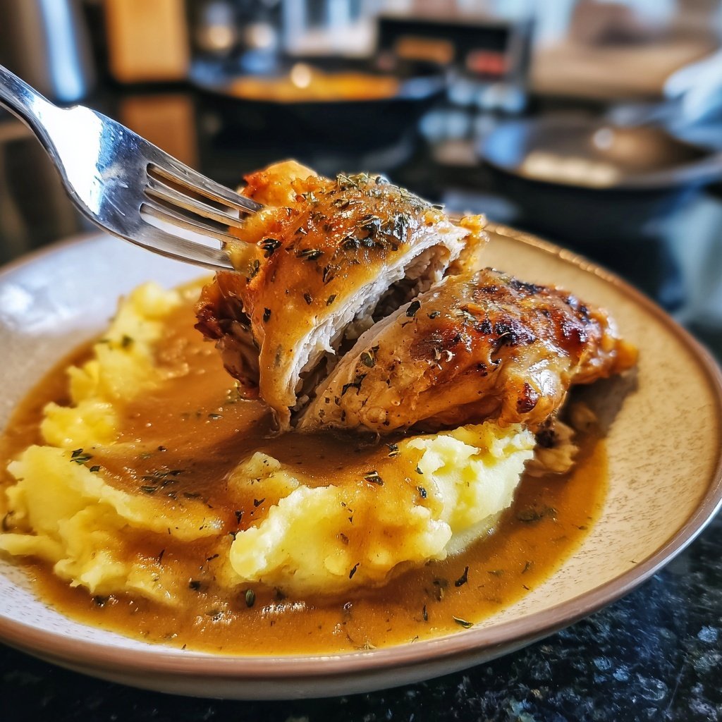 Hausmannskost Cremiges Hähnchen mit Kartoffelpüree