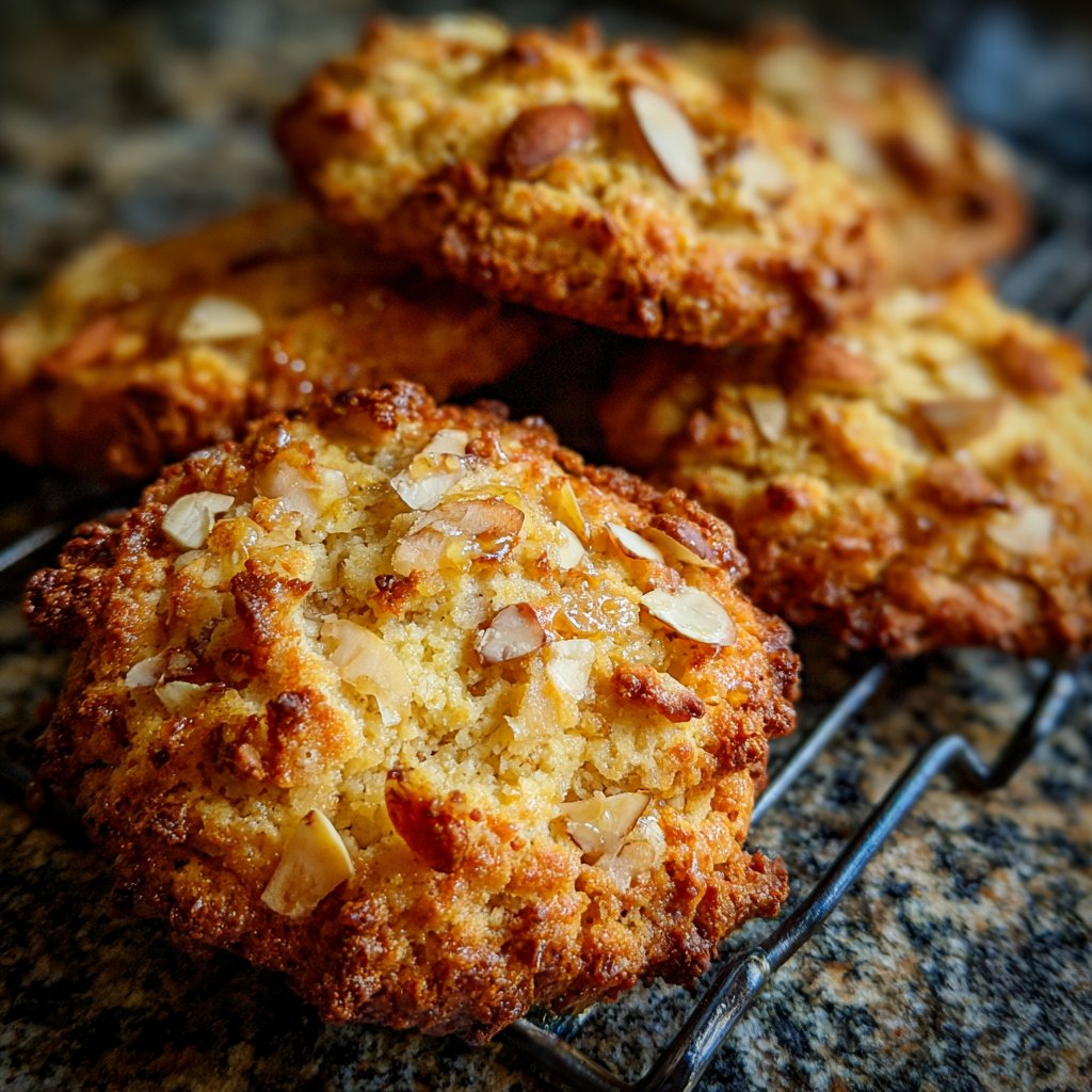 Cookies mit Mandeln und Honig