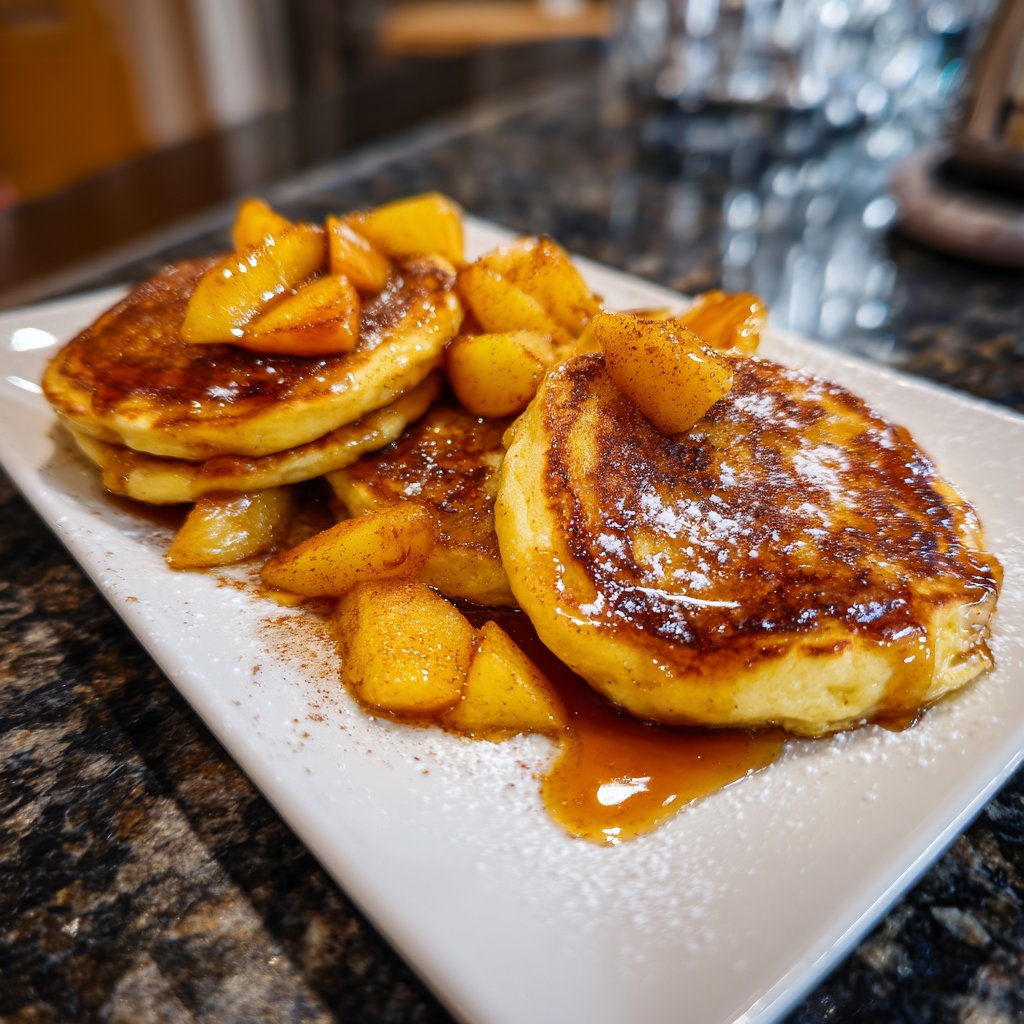 Pfannkuchen mit Apfel-Zimt