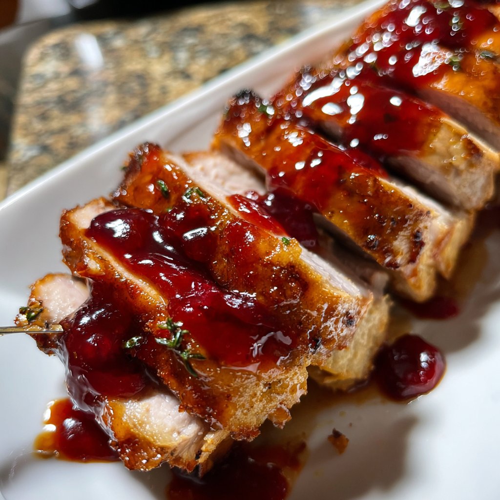 Entenbrust mit Kirschsauce