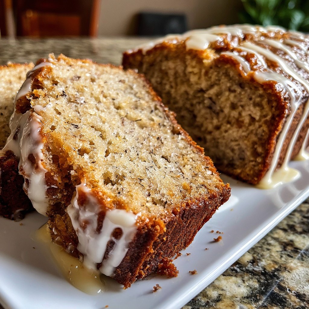 Bananenbrot mit Vanille