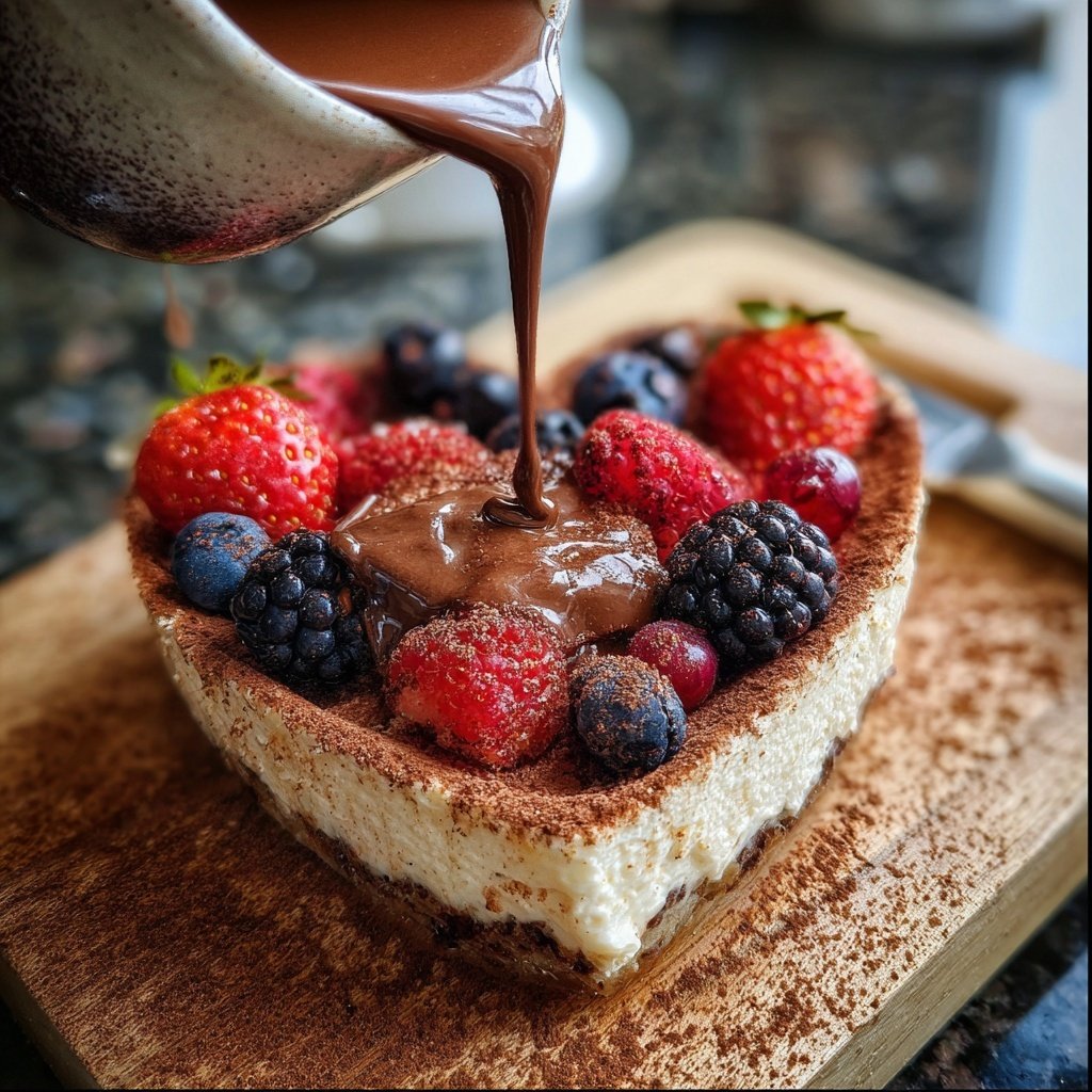 Valentinstag Dessert ohne Zucker
