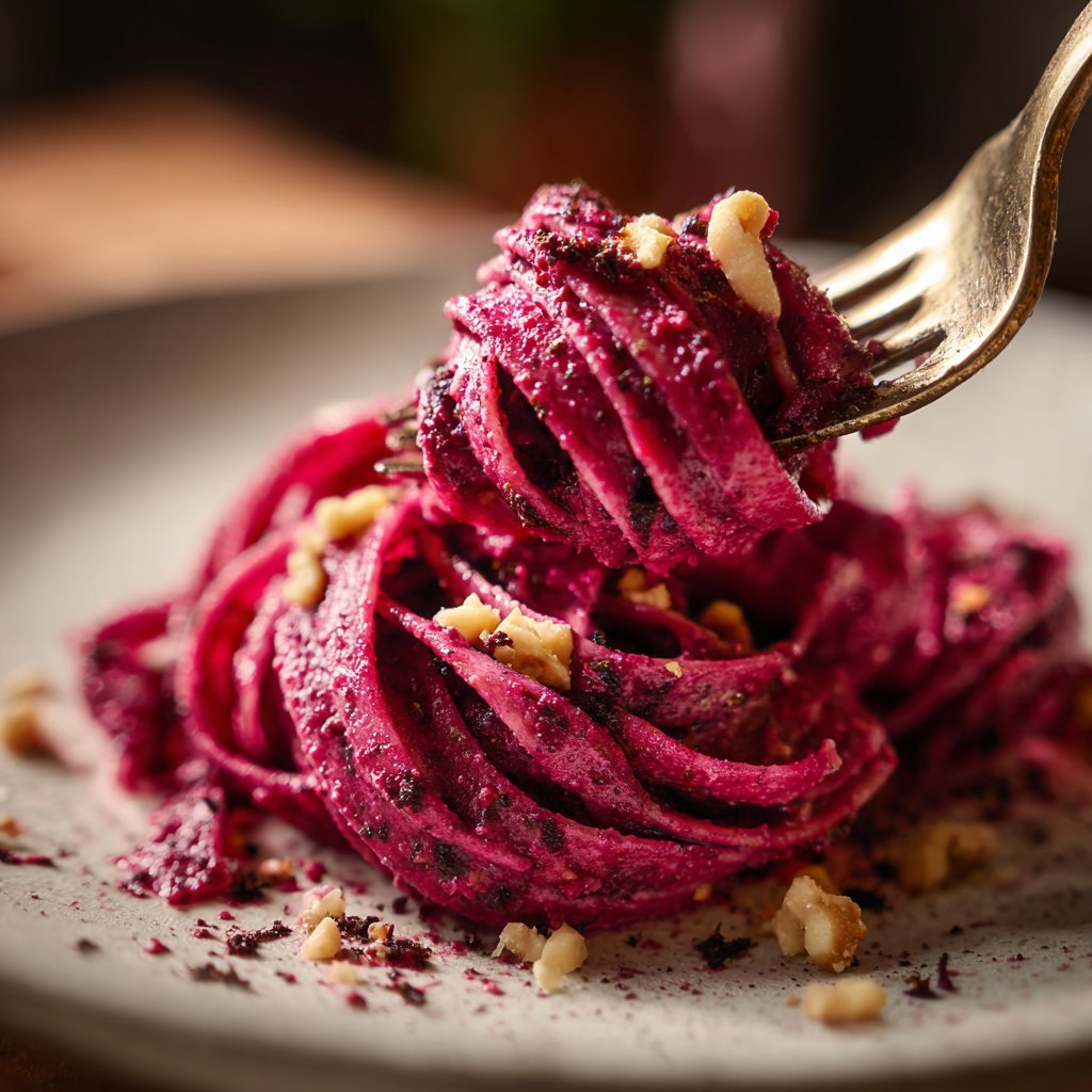 Pasta mit Rote-Bete-Pesto