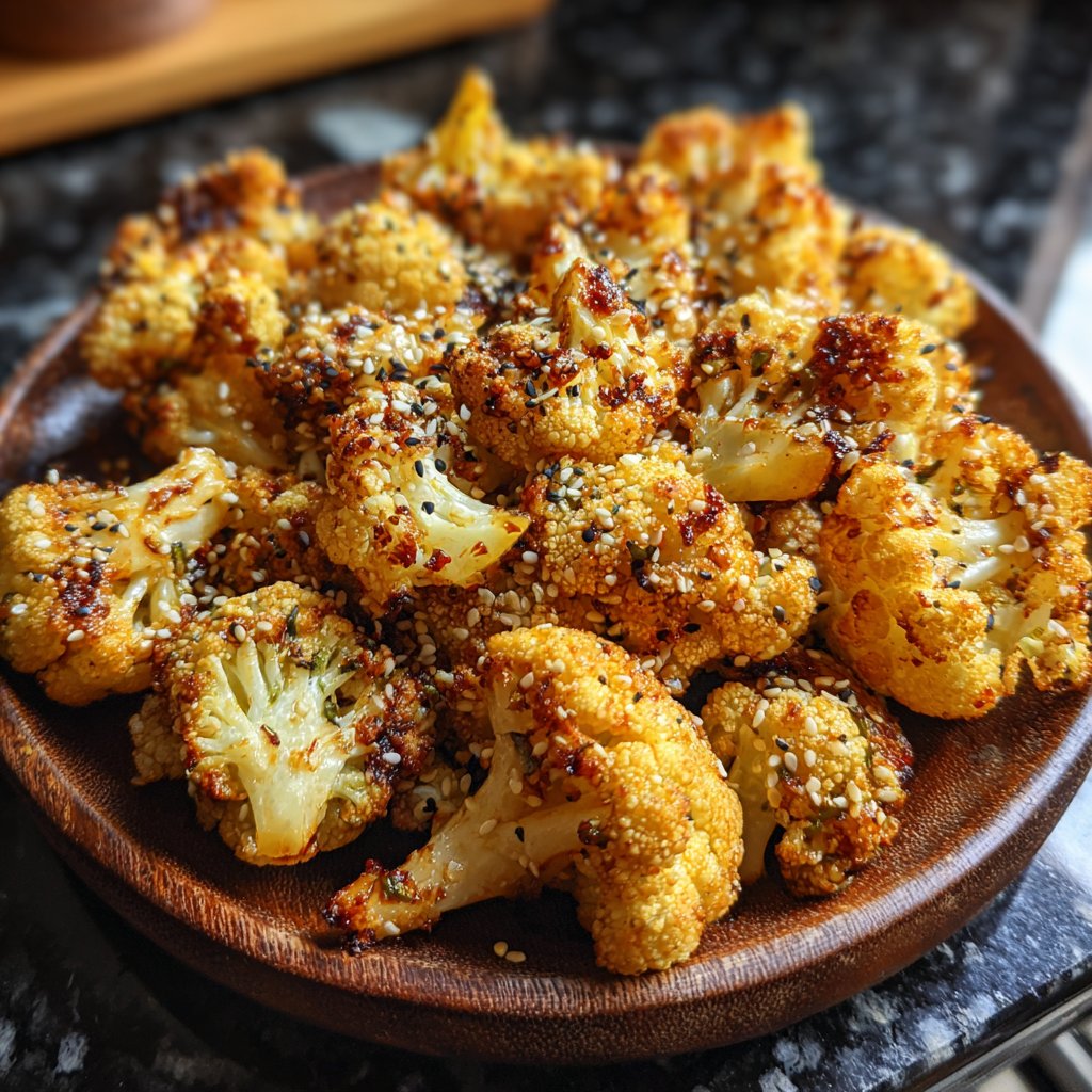 Blumenkohl mit Sesamöl