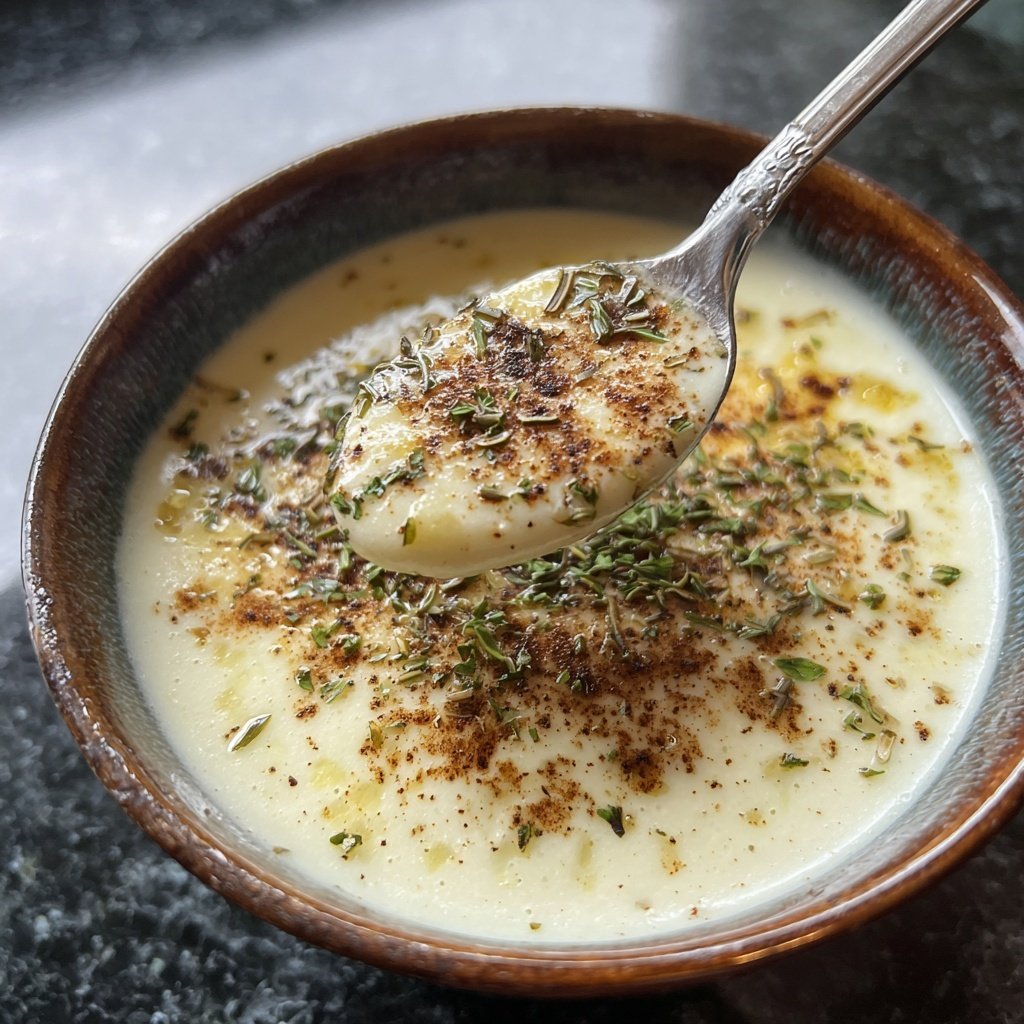 Blumenkohl Suppe Mit Muskat