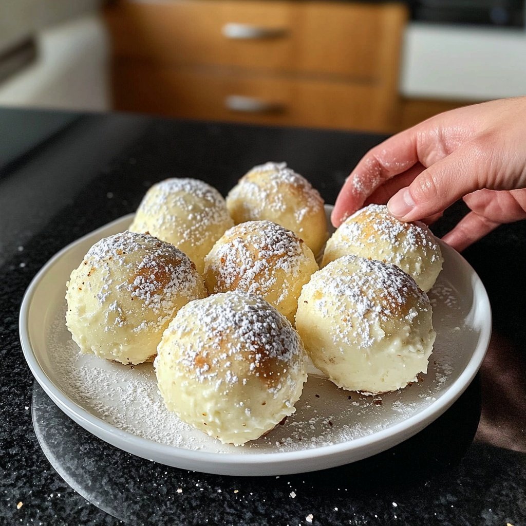 Schnelle Käsekuchen-Kugeln – Cremig, Süß & Einfach - Lecker Familie