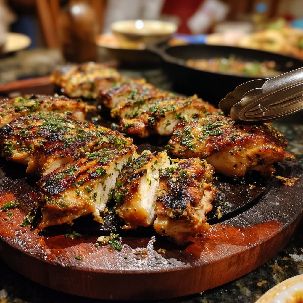 Gegrilltes Zitronen Hähnchen